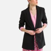 Blazer long, coupe droite