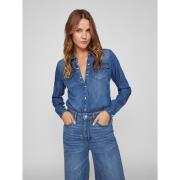 Chemise en denim, manches longues