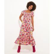 Robe fleurie col carré Blossom