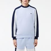 Sweat col rond colorblock en molleton