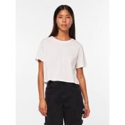 T-shirt cropped, manches courtes