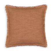 Housse de coussin en lin et coton Kamsy