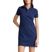 Robe polo courte, manches courtes