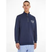 Sweat col montant demi-zippé