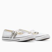 Ballerines en toile talon plat