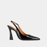 Escarpins slingback en cuir vernis Dressy