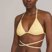 Haut de maillot de bain triangle, imprimé fleurs