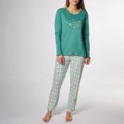 Pyjama en coton manches longues Tweed