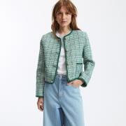 Veste courte en tweed