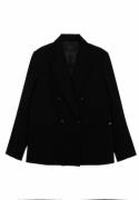 Veste de tailleur croisée, double boutonnage