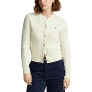 Cardigan col rond en fine maille,