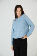 Pull col rond grosse maille