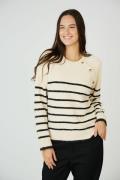 Pull col rond grosse maille