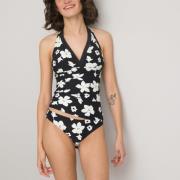 Haut de maillot de bain tankini, imprimé fleurs