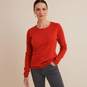 Pull col rond, pur cachemire