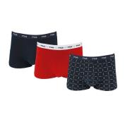 Lot de 3 boxers 2 unis + 1 imprimé