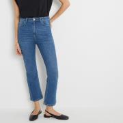 Jean kick flare, taille haute