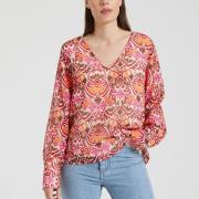 Blouse imprimée, col V