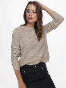 Pull col rond grosse maille