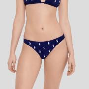 Bas de maillot de bain culotte haute imprimé