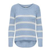 Pull fine maille col bateau