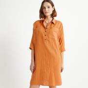 Robe droite, longueur genou en coton