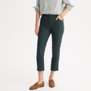 Pantalon droit 7/8ème, coton stretch