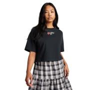 T-shirt crop manches courtes