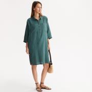 Robe droite, longueur genou en coton