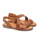 Sandales plates en cuir Formentera