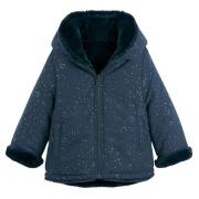 Parka chaude à capuche réversible