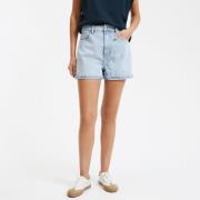 Short en denim, taille haute