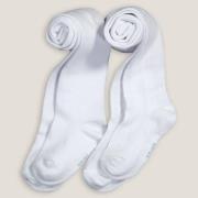Lot de 2 paires de collants dont 1 en pointelle