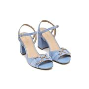 Sandales à talons en cuir New Eraklia 80