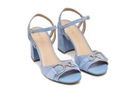 Sandales à talons en cuir New Eraklia 80