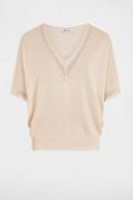 Pull col V en fine maille