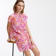 Chemise manches courtes, imprimé floral