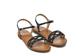 Sandales plates en cuir Sozy
