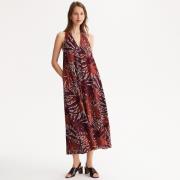 Robe évasée, imprimé floral, longue
