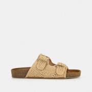 Mules en rafia Kalmie
