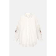 Chemise à broderies, manches longues, REYNALD