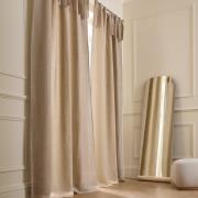 Rideau en lin doublé à nouettes, Colin