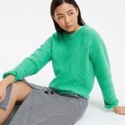 Pull laine et alpaga mélangés, Signature IGNACE