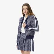 Sweat zippé à capuche en jacquard monogramme