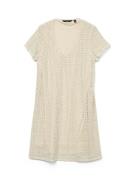 Robe courte brodée