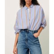 Chemise ample rayée, plis aux épaules, CELONA
