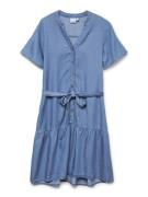 Robe courte denim