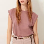 T-shirt sans manches pli plat ORLANDO