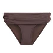 Bas de maillot de bain culotte, revers effet drapé