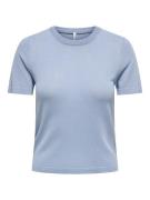 Pull col rond manches courtes